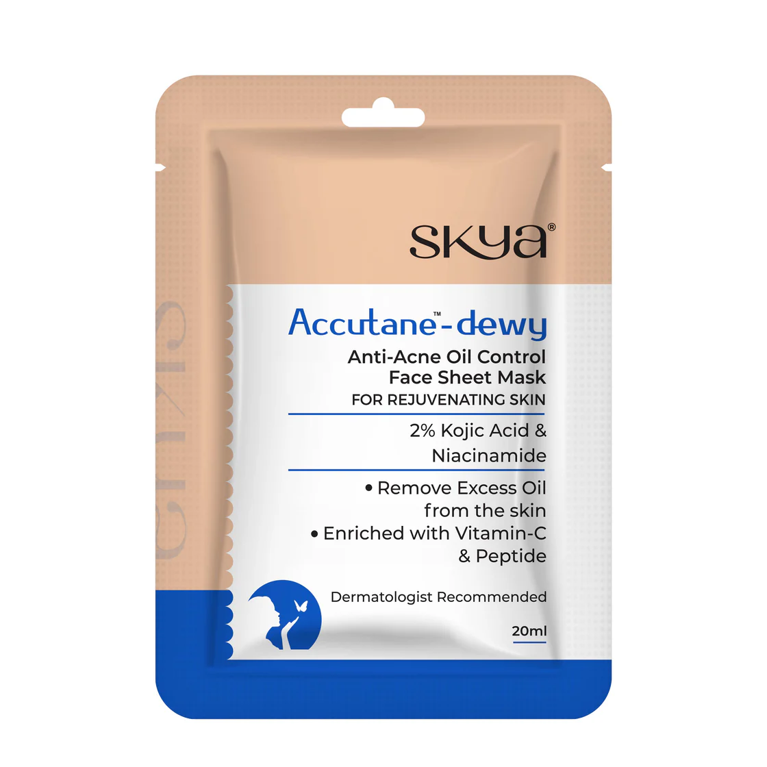 accutanedewyfrount ACCUTANE - Mască facială Anti-Acne și Sebum Control - imagine 1
